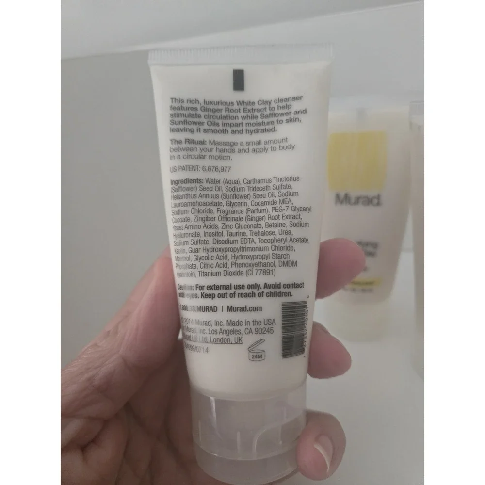5 Murad Detoxifying White Clay Body Cleanser 2.0 fl oz Exp 1/2028 Stocking Stuff